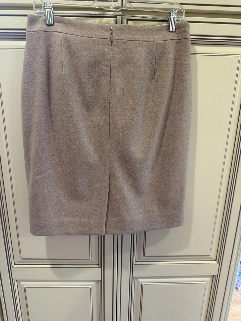 J Crew Classic Taupe Pencil Skirt - Women's